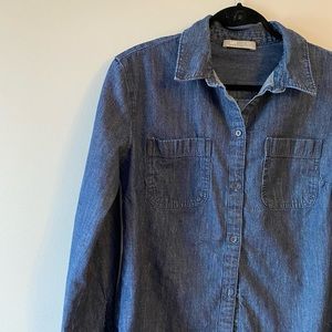 Riders by Lee button down denim shirt large